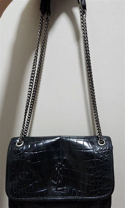 ysl sac mng niki b|YSL lambskin handbags.